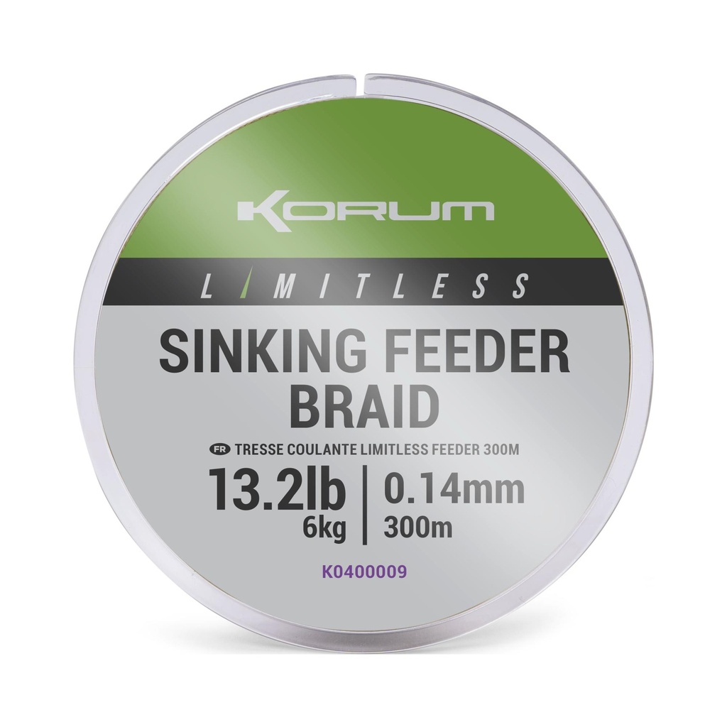 [188405] Limitless Sinking Feeder Braid 0.16mm