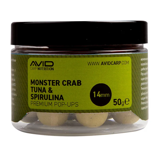 Monster Crab Tuna & Spirulina 14mm 50g (Pop Up)