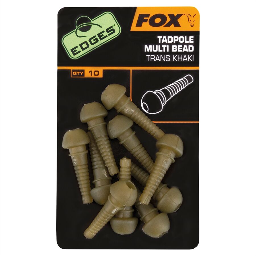 Edges Tadpole Multi Bead x 10 Khaki